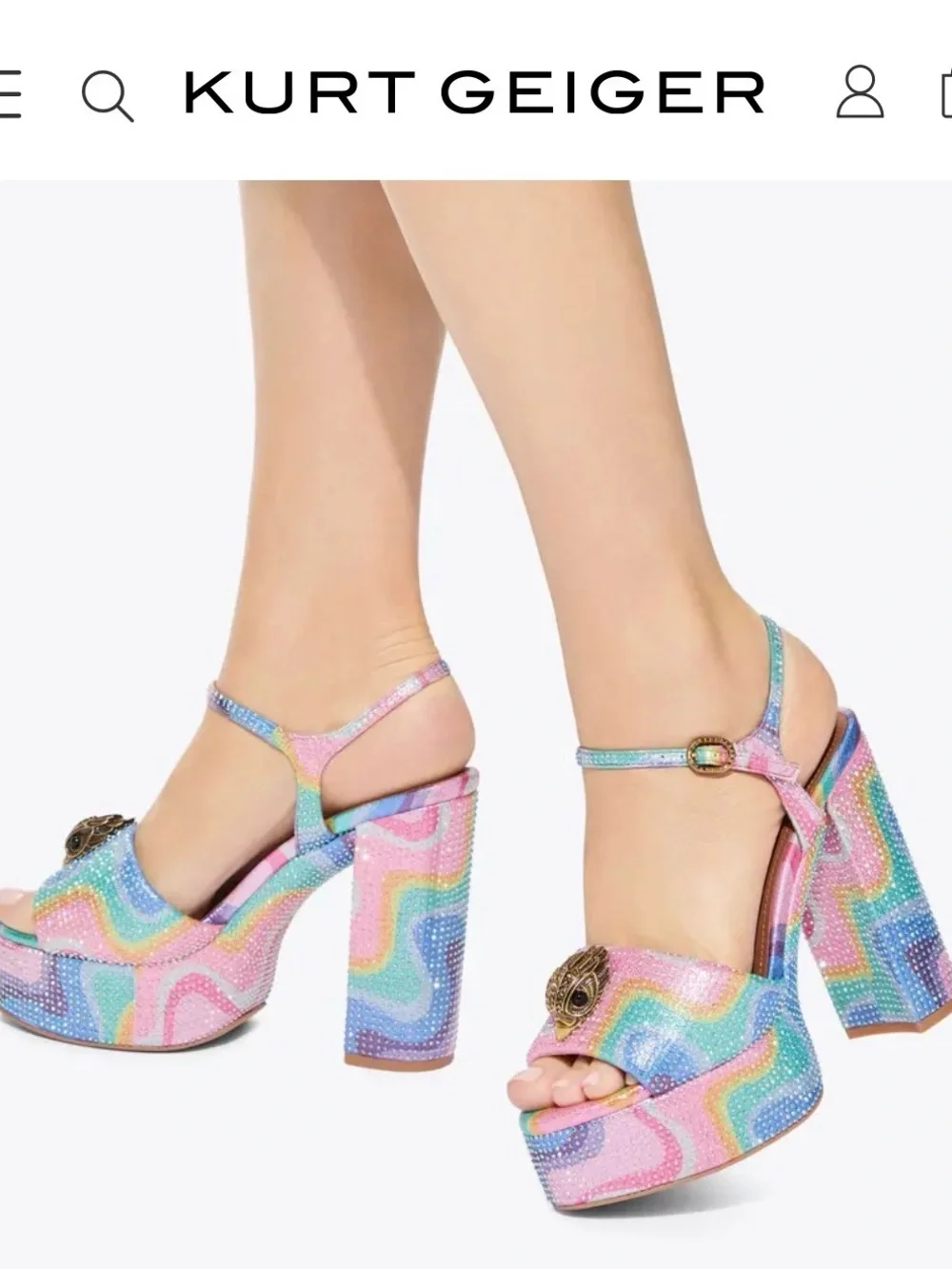 Never worn (have 2 pairs!) Kurt Geiger Kensington Platform Sandals